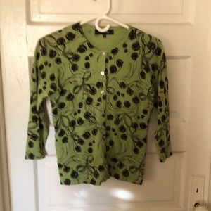 Lightweight 3/4 Sleeve Evan Picone Cardigan